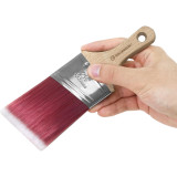 Кутовий малярський пензель ROLLINGDOG 2.5", коротка ручка, для точних робіт (10016)