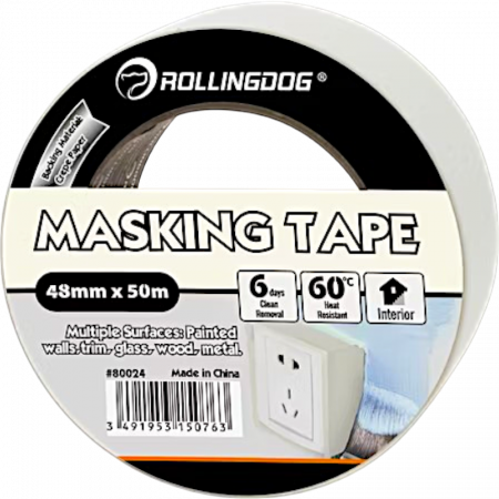 Малярна стрічка Rollingdog Masking Tape 48мм х 50м (80024)