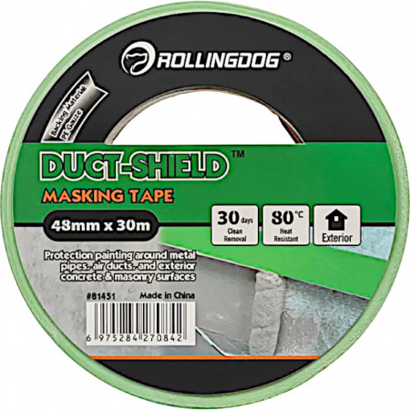 Малярна стрічка Rollingdog DUCT-SHIELD 48мм x 30м (81451)