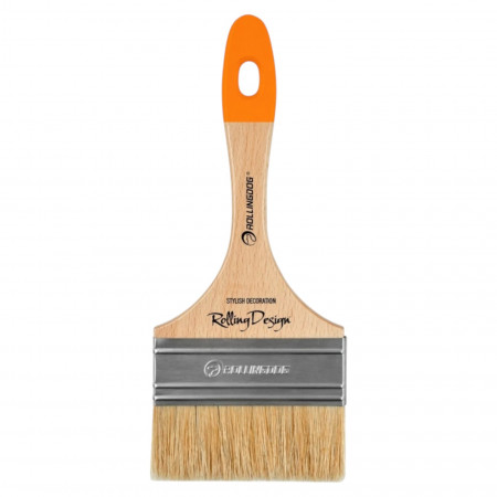 Пензель Rollingdog Design 100мм, прямий зріз, натуральна щетина, серія Professional (10679)