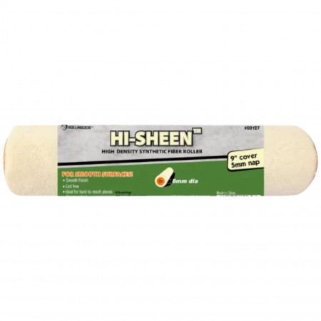 Валик Rollingdog HI-SHEEN 230мм, ворс 5мм, для бюгеля 8мм, велюр (00127)