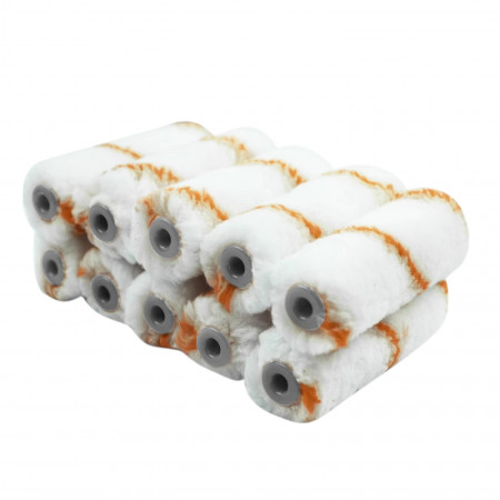 Набір валиків Rollingdog Polyester 100мм, 10шт, ворс 12мм, для бюгеля 6мм, поліестер (00371)
